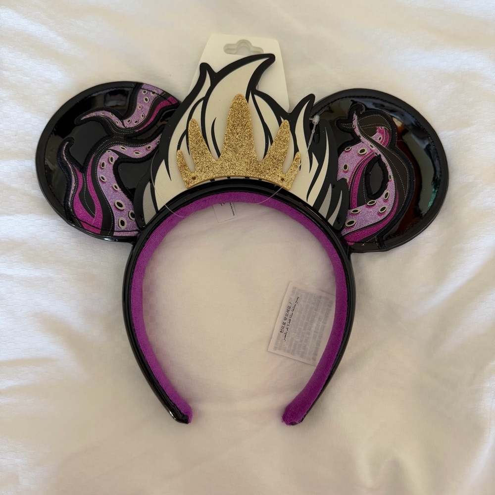 Ursula Mickey Ears Disney Villains Little Mermaid